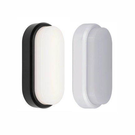 Martec Cove 15watt Oval LED Bunker Light Black / White