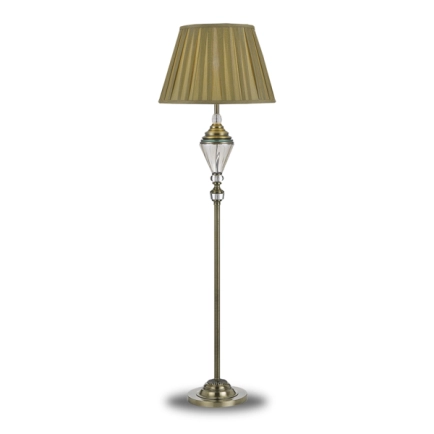 Telbix Lighting Oxford Antique Brass Floor Lamp