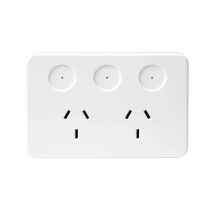 SAL Pixie Double Powerpoint with Multifunction centre switch