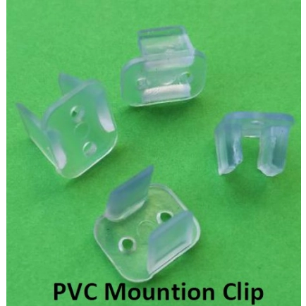 Flexi Neon LED Strip Lighting - Plastic Mounting bracket