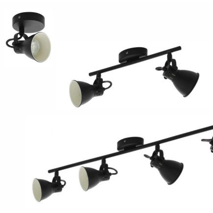 Eglo Seras 1 Spotlight Range - Black