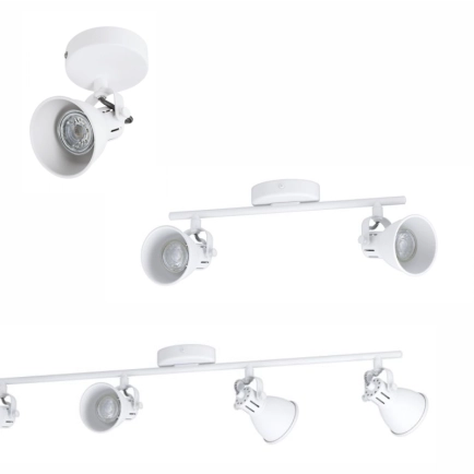 Eglo Seras 1 White Spotlight Range  205315 | 205316 | 205317 | 205318