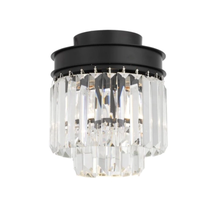 Telbix Serene Black / Crystal DIY Fitting