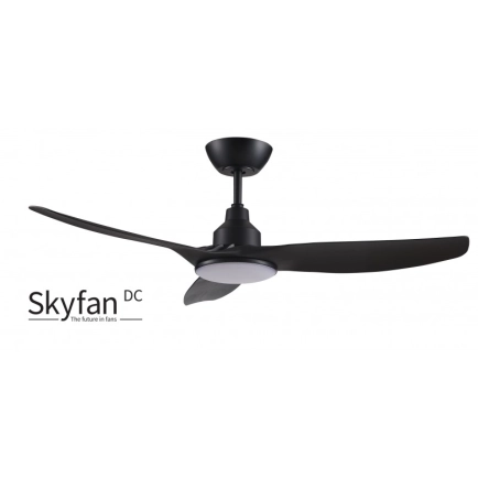 Ventair Skyfan DC Black with LED Light Ceiling Fan