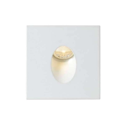 Telbix Lighting Snap White Square Interior Steplight