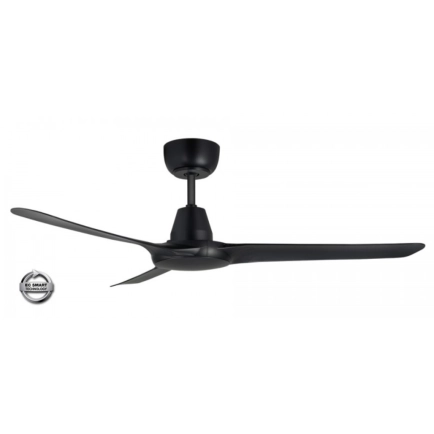 Ventair Spyda EC 50" Black Ceiling Fan - No Light