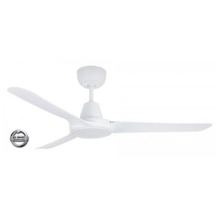 Ventair Spyda EC 56" White Ceiling Fan - With Light