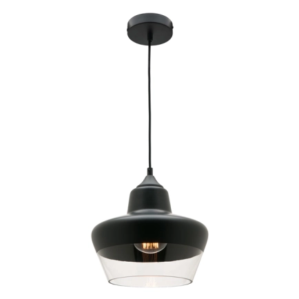Stout 1 Light Black Pendant - Cougar
