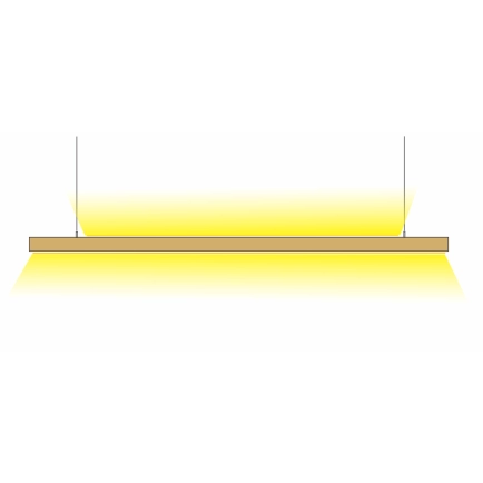 Custom Timber Pendant - Top Light Option