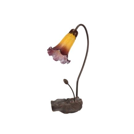 TLA1-001/WB Orange/Wine Lily Lamp