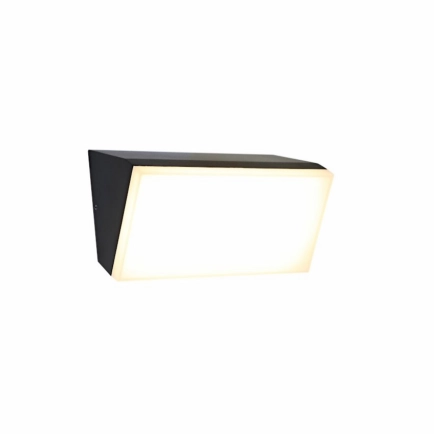 Cougar Lighting Tulsa Black Wall Light 12W