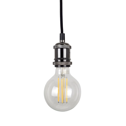 Ailia Imports Black Pearl Vintage Cord Set with Globe