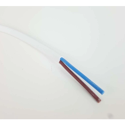 2 Core White Lighting Cable