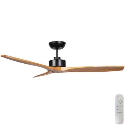 Fanco Fans Wynd 54" Ceiling Fan Black/Teak