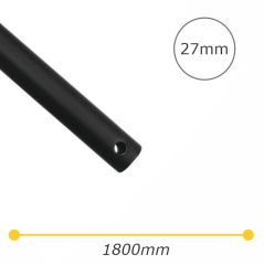1800mm Extension Rod in Black for Ceiling Fan - Eglo