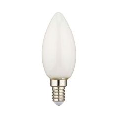 Lusion Lighting Candle 28W E14 3000K Frosted Halogen Globe