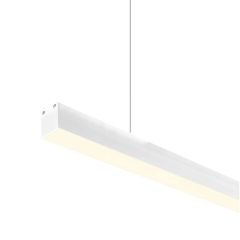 Sleek 35x37 White LED Pendant