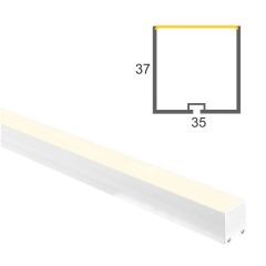 35mm X 37mm White Aluminium Extrusion - Havit
