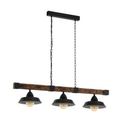 Eglo Oldbury 3 Light vintage Pendant 49685