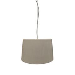 **Cole Gloss White Small Metal Pendant EE002