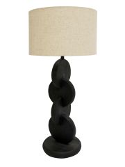 **Jai Wood Black 970050 Table Lamp