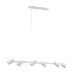 Eglo Gatuela 6 Light White Pendant 98687N