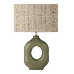 Acre Green/Natural FU3407 Table Lamp