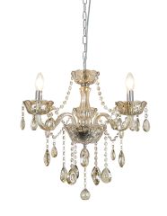 Allegra 3 Light Pendant Amber