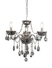 Allegra 3 Light Pendant Smoke