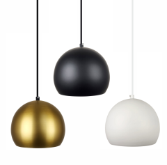 Ailia Imports - Amity Round Metal 1 Light Pendant - 3 colour group