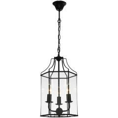 Cougar Lighting Arcadia 3 Light pendant - Matt black