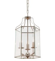 Cougar Lighting Arcadia 3 Light pendant - Satin Chrome