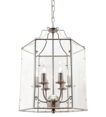 Cougar Lighting Arcadia 6lt Pendant - Satin Chrome