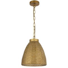 Telbix Lighting Aydin Antique Brass Pendant Small