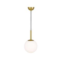 Telbix Lighting Bally 8Inch Brass Pendant