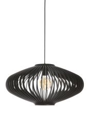 Fiorentino Lighting Bayron 580mm Black Timber Pendant