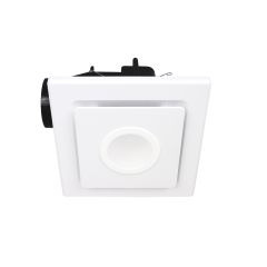 Mercator Emeline Square White exhaust with LED light 