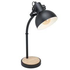 Eglo Lighting Lubenham Table Lamp Black/Wood