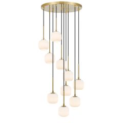 BOBO 10LT Pendant - Brass /Opal G9