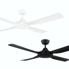 Eglo Bondi 52 Inch Ceiling Fans - Black & White - No Light