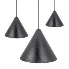 Borneo Timber Pendant lights - Black Group