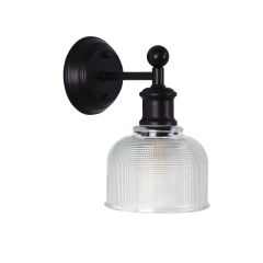 Brighton Black/ Clear Wall Light OL69371CL