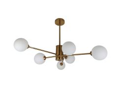 Ailia Imports Burness 6LT Brass Pendant