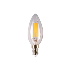 Sunny SAL Candle 4W SES E14 5000K Clear Dimmable Globe