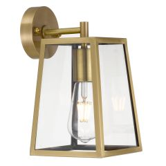 Mercator Lighting Cantena Brass Exterior Wall Light