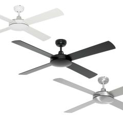 Mercator Lighting Caprice 52" Ceiling Fan - 3 Colours No Light