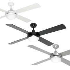 Mercator Lighting Caprice 52" Ceiling Fan - 3 Colours with Light