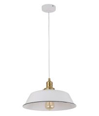 CLA Lighting Cerema 2 White 1 Light pendant light