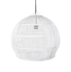 Comores Cane WHITE Pendant ELBER01WHT