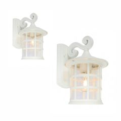 Cougar Lighting Coventry White Coach Lights - group